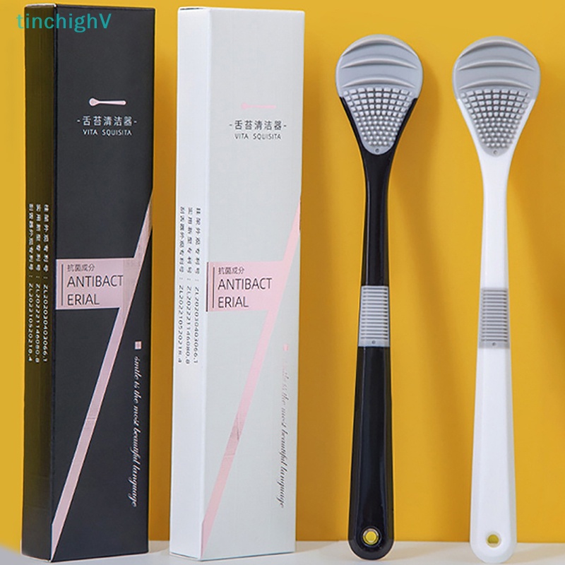 [TinchighV] Dụng Cụ Vệ Sinh Lưỡi Hai Mặt Vệ Sinh Răng Miệng Thoáng Khí Tươi Mới [Mới]