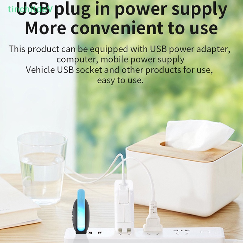 Thiết Bị Đuổi Côn Trùng / Chuột / Gián Bằng Sóng Siêu Âm Mini Cổng Cắm USB Mang Đi Tiện Dụng