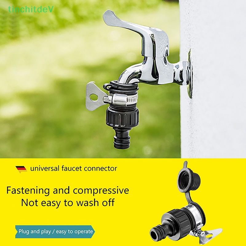 Đầu Nối Ống Nước Tưới Cây Bằng Nhựa Siêu Bền Tiện Dụng Cho Sân Vườn