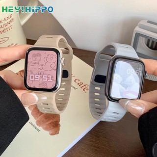 Dây Đeo Cao Su silicone Mềm Cho iWatch 8 Utrla 7 SE series 49mm 45mm 41mm iWatch 6 5 4 3 2 1 40mm 42mm 44: 38mm
