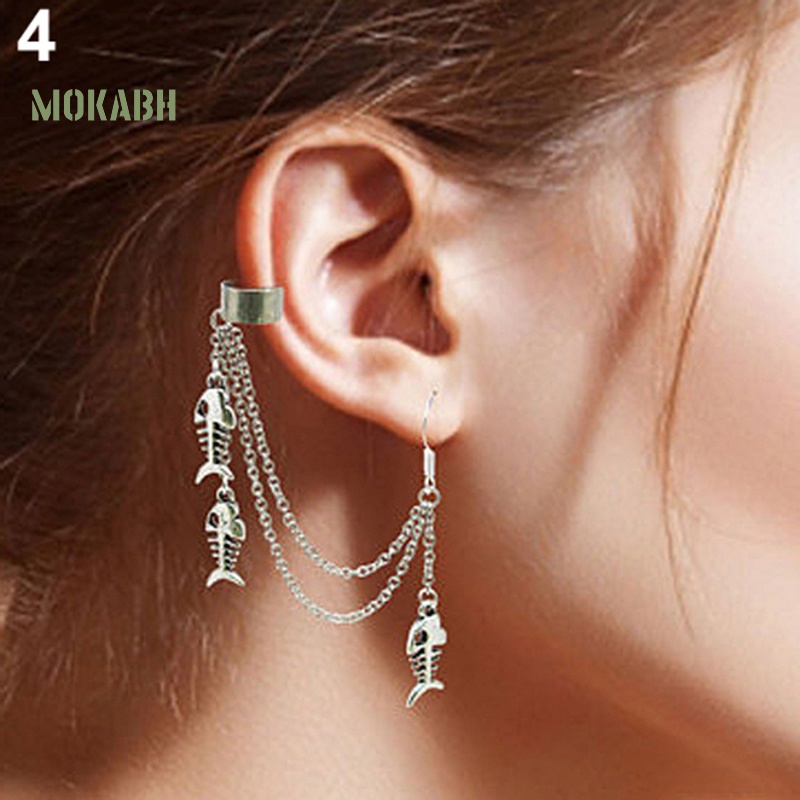 1 Khuyên Vành Tai Tua Rua Thời Trang Cá Tính