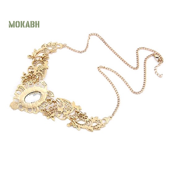 Vòng cổ HợP Kim ĐíNh Đá HìNh Oval Sang TrọNg