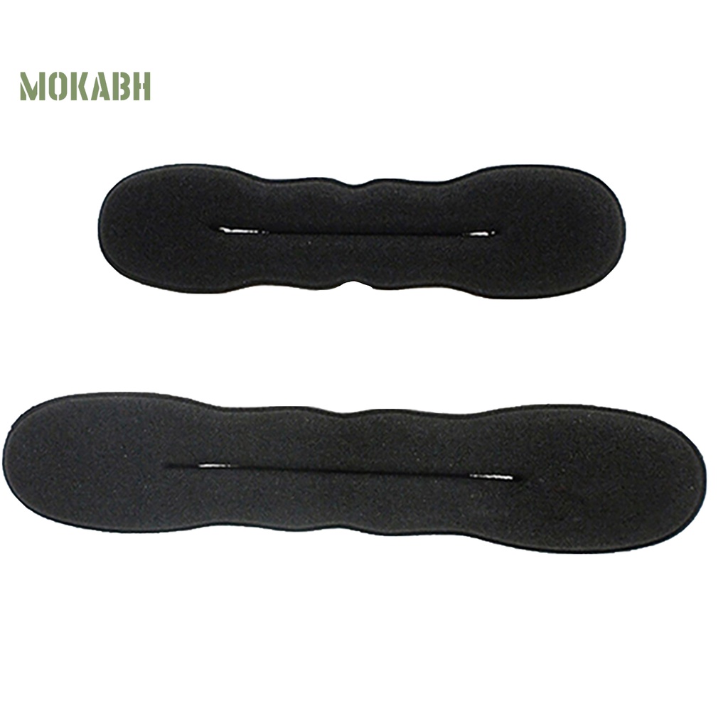 Bộ 2 Mút Búi Tóc Tạo Kiểu Đa Năng Màu Đen Dễ Dàng Làm Sạch Dành Cho Bạn Nữ