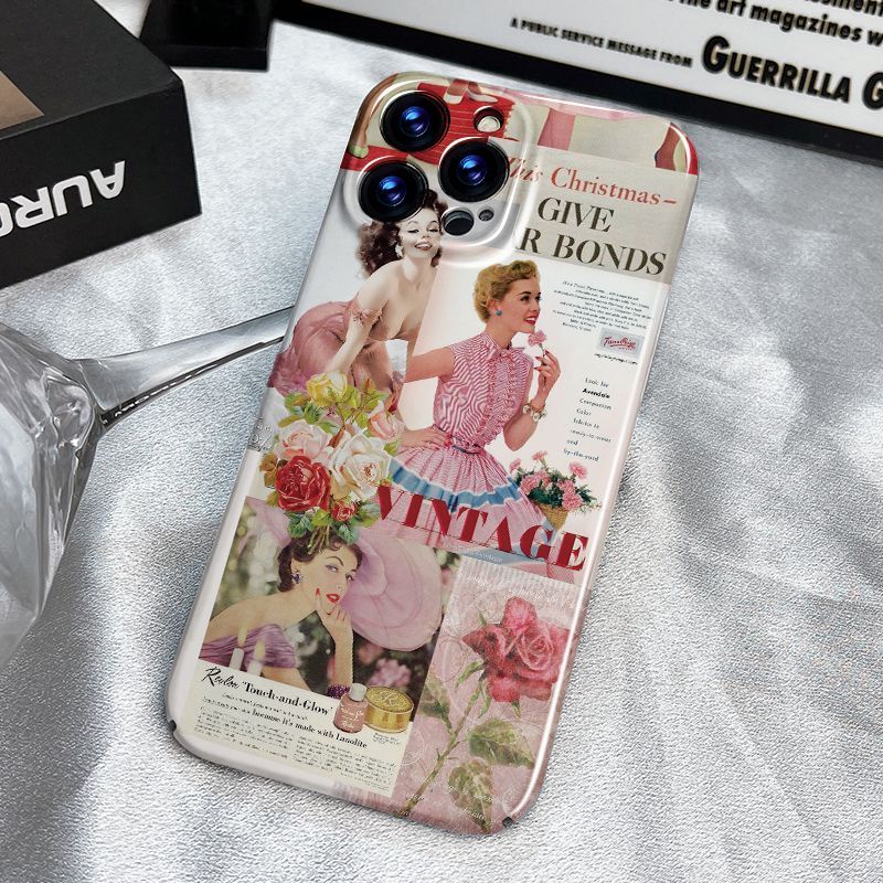 Ốp Điện Thoại In Hình Tạp Chí VNIV Cổ Điển Cho Apple / iphone14 13 Xs Xr Promax 1211