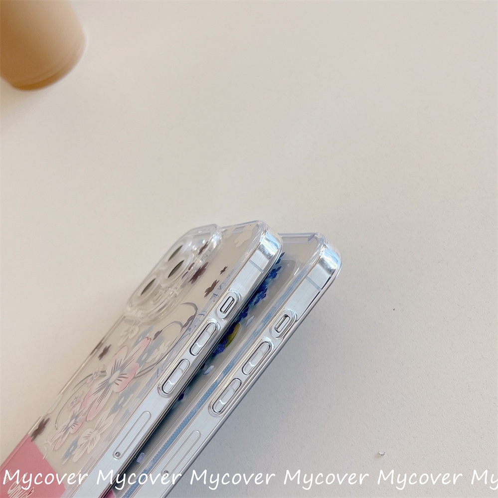 Ốp ĐiệN ThoạI HọA TiếT Hoa Cho iPhone 11 12 13 14 Pro Max X Xr Xs 8 7 6 Plus SE 2020