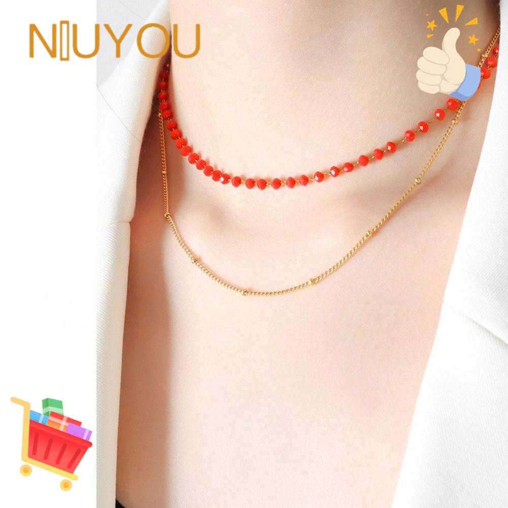 Vòng Cổ Choker Hai Lớp Thiết Kế Tinh Tế Hàng Mới