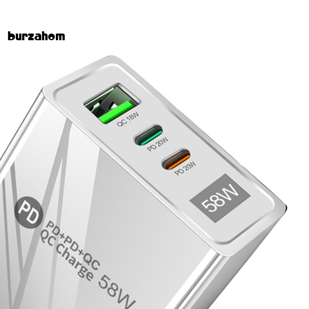 Ổ Cắm Sạc Nhanh Với 3 Cổng USB / Type-C Tiện Dụng