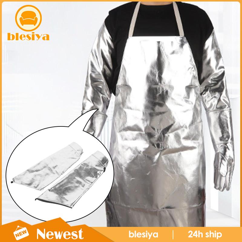 Set 2 Tạp Dề Lá Nhôm Bảo Vệ Chân Cho Phòng Thí Nghiệm / Cá