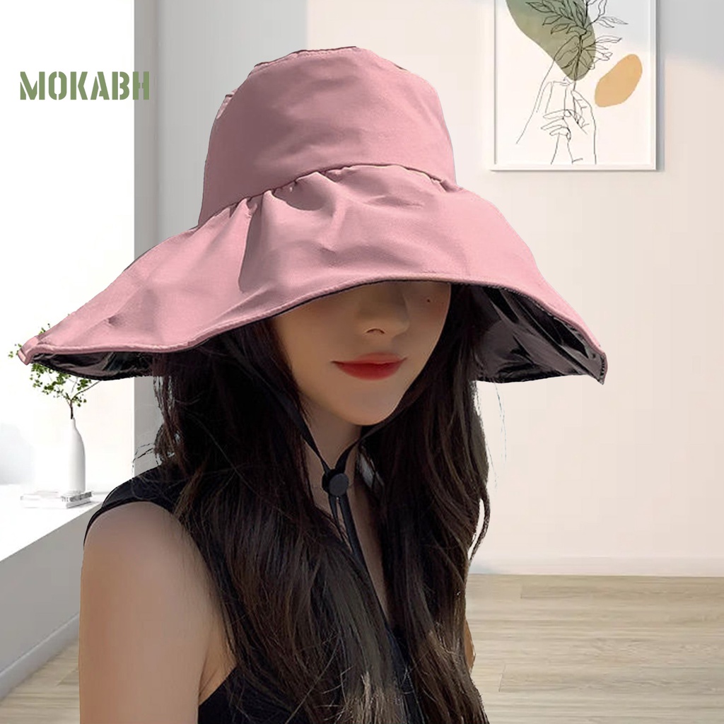 Nón Vành Tròn Lót Vinyl Chống Nắng Thời Trang Cho Nữ