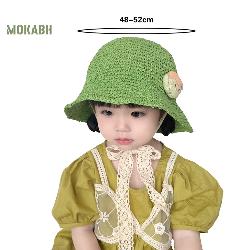 Nón Rộng Vành Mềm Mại Chống Nắng Họa Tiết Dâu Tây Dễ Thương Thời Trang Mùa Hè Cho Bé Gái