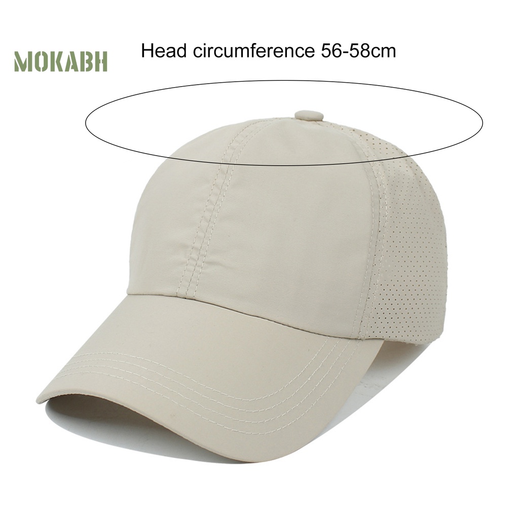 Mũ Lưỡi Trai Đục Lỗ Khô Nhanh Thời Trang Mùa Hè