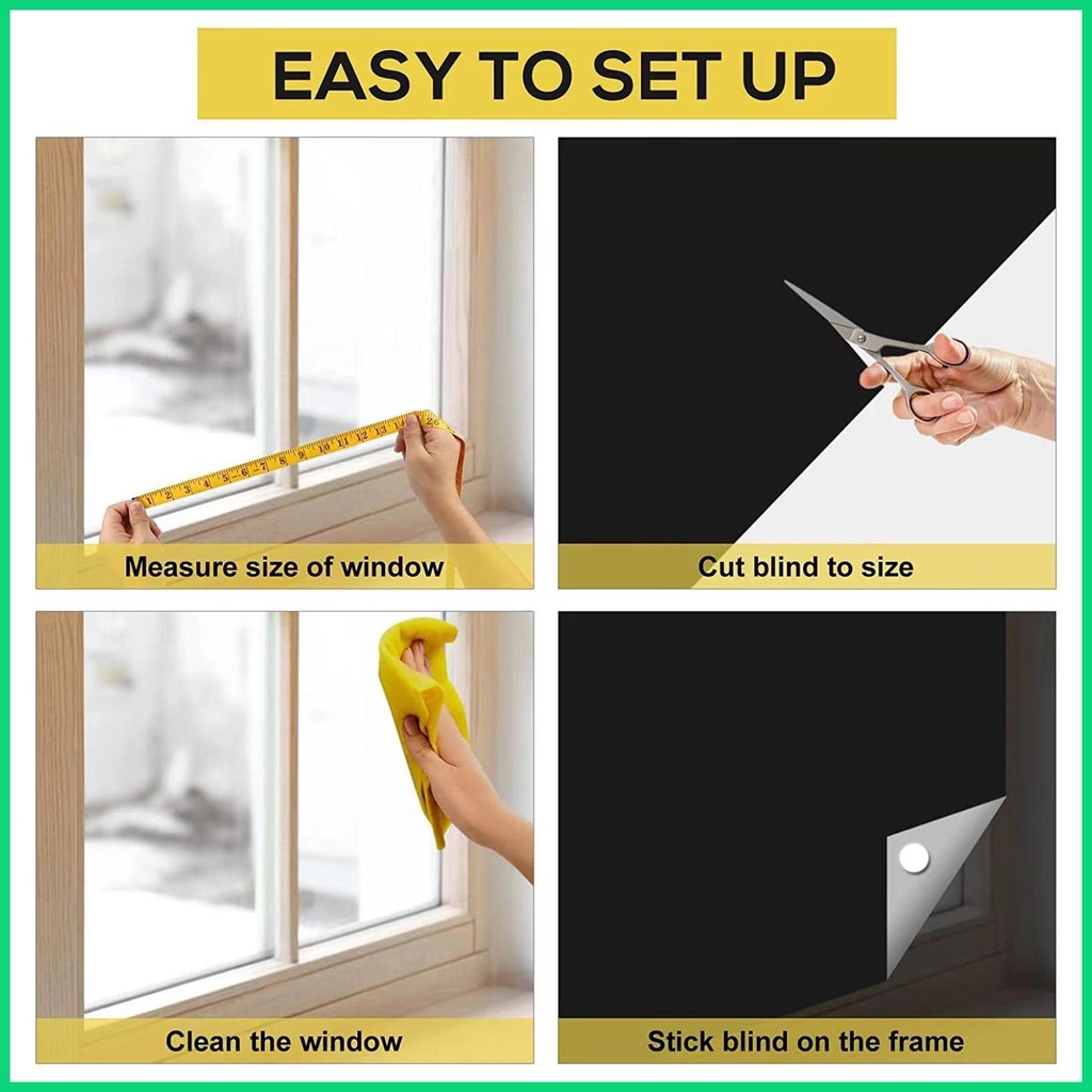 Rèm Che Cửa Sổ Tạm Thời Bằng Vải Oxford 210D Tự Dính Mạnh Dùng Khi Đi Du Lịch