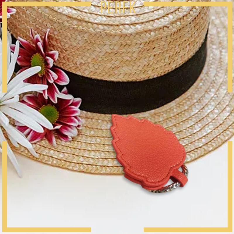 Kẹp Mũ Da PU Thiết Kế Nhỏ Gọn Tiện Dụng