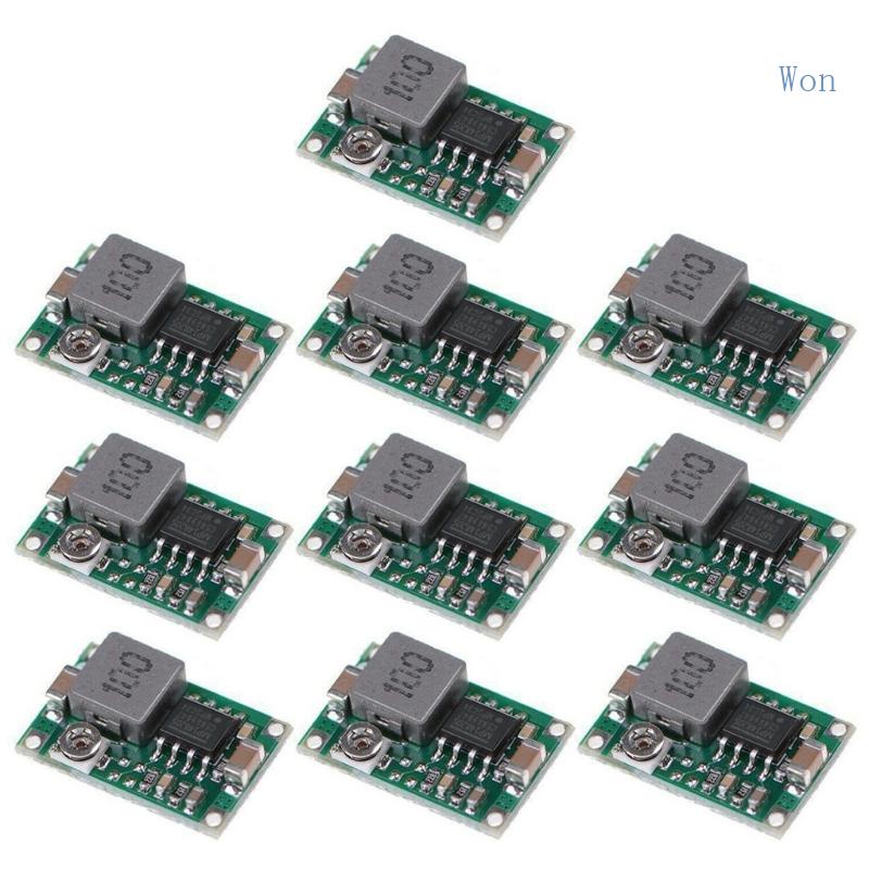 Set 10 Mô Đun Mini360 MP14820S RC Chuyển Đổi 360 DC 2A 4 75V-23V Sang 1V-17V LM2596 Chuyên Dụng