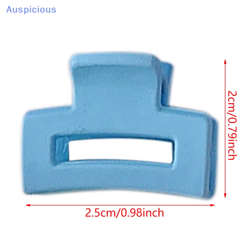 Set 10 Kẹp Tóc Càng Cua Mini Bằng Nhựa Nhám Thời Trang Cho Bé Gái