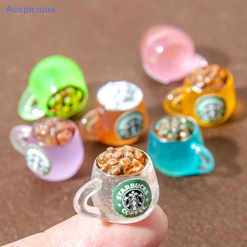 Bộ 5 Cốc Uống Nước Bằng Nhựa Resin Dùng Trang Trí Điện Thoại / Sổ Tay Diy