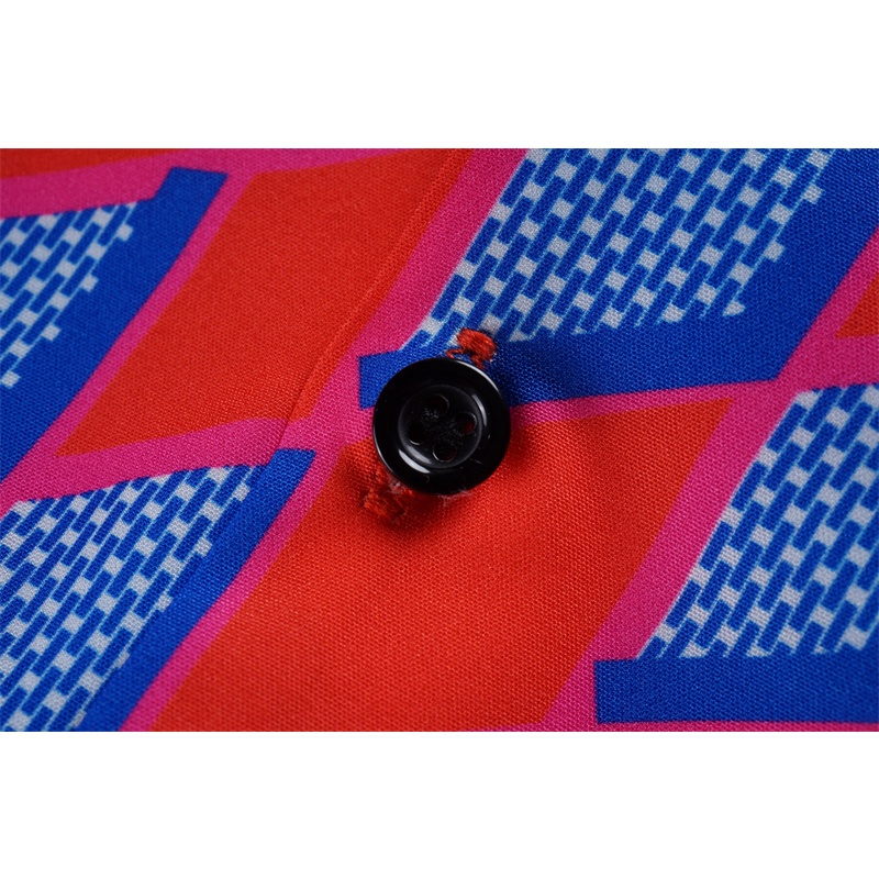 Áo Sơ Mi Ngắn Tay Họa Tiết Ca Rô Kim Cương Thời Trang Xu Hướng Mới Nhất L555V &amp; -