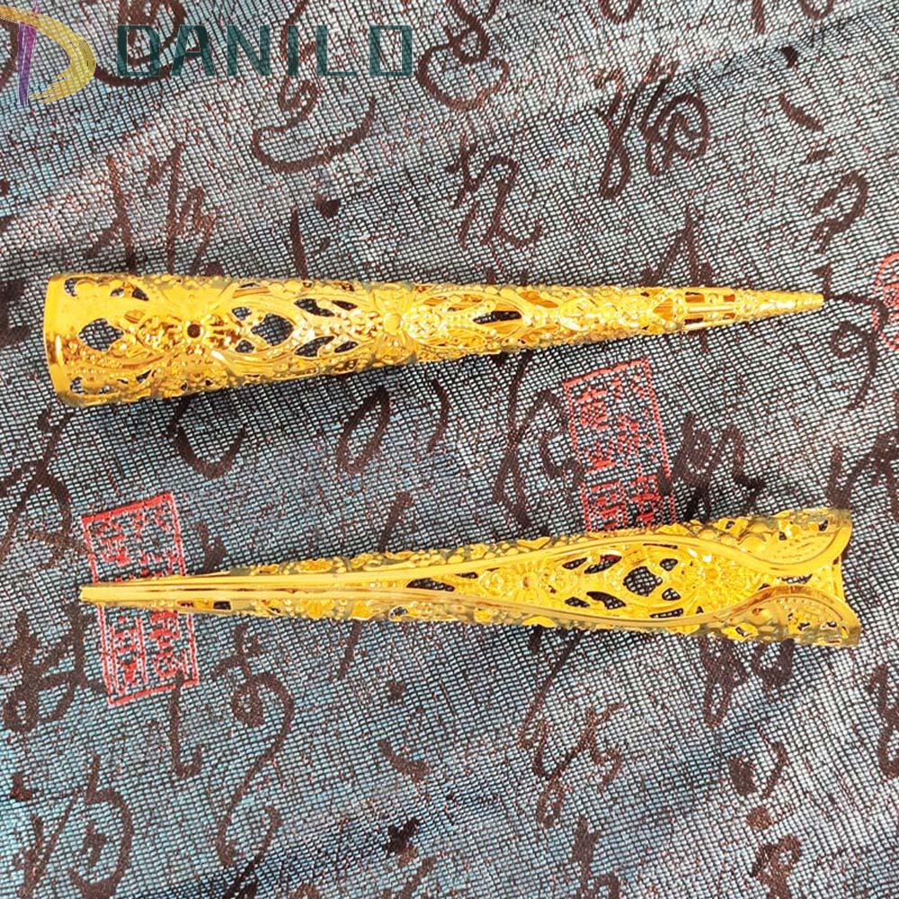 Bộ Nhẫn Đeo Bảo Vệ Ngón Tay Họa Tiết Hoa Phong Cách Trung Quốc Cổ Điển Sự Bảo Vệ