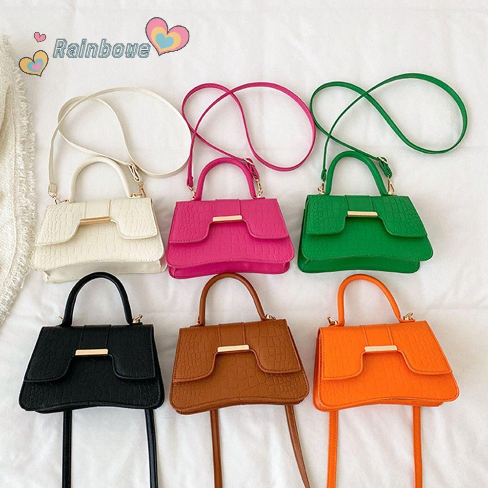 Túi Đeo Chéo Vai Nhỏ Màu Trơn Thời Trang Dành Cho Nữ