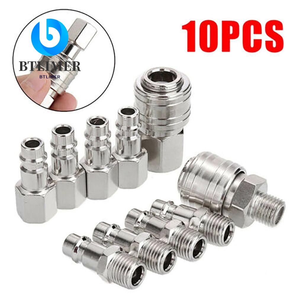 Bộ 10 Phụ Kiện Ống Dẫn Khí Thả Nhanh Mạ Niken