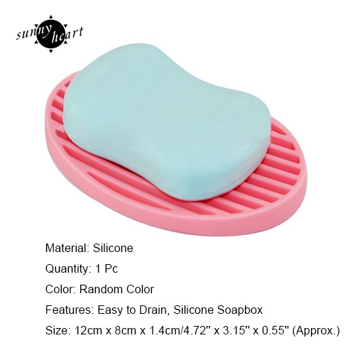 Khay Silicone Linh Hoạt Đựng Xà Phòng Cho Nhà Tắm