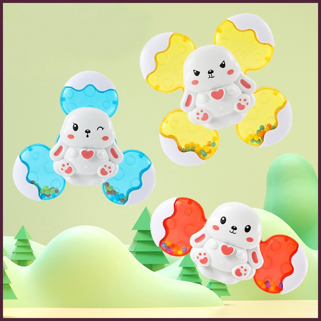 Set 3 Đồ Chơi Bồn Tắm Dạng Xếp Chồng Lên Nhau Di Động Dễ Thương Có Giác Hút Có Thể Gập Gọn