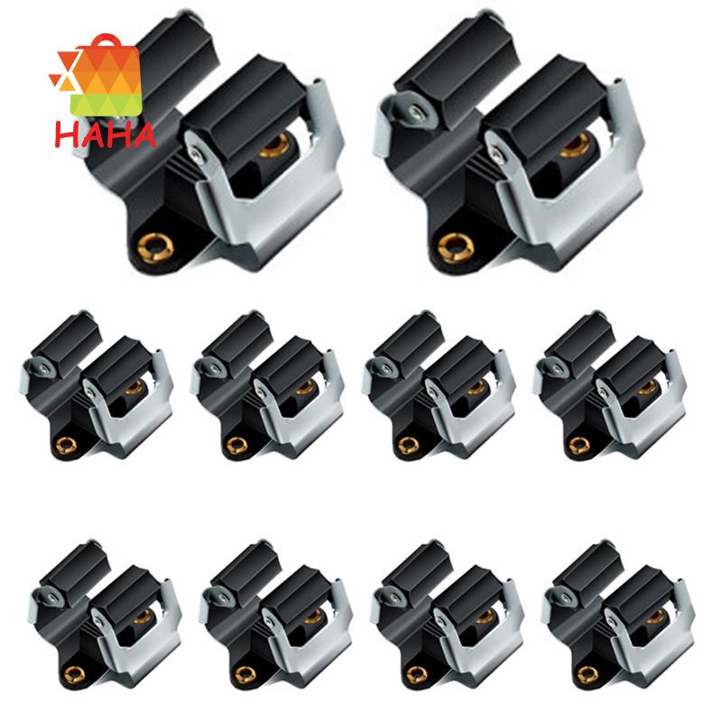 Set 10 Giá Đỡ Chổi Lau Nhà Kèm 10 Ốc Vít Tiện Dụng Cho Nhà Bếp / Phòng Tắm