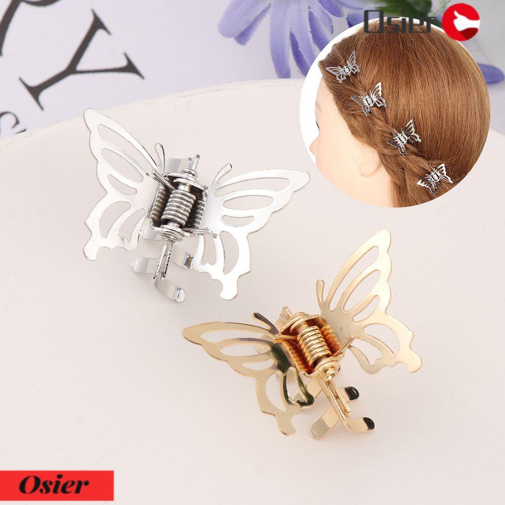 Bộ 5 Kẹp Bướm Kim Loại Cố Định Tóc