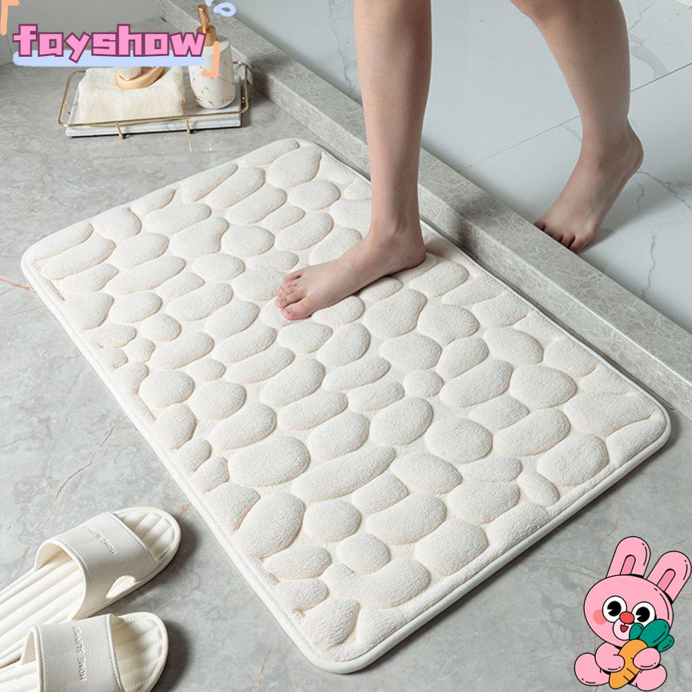 Thảm Lót Sàn Nhà Tắm Thấm Hút Nước Chống Trượt Cao Cấp|Dập Nổi Trang Trí Xinh Xắn Chất Lượng