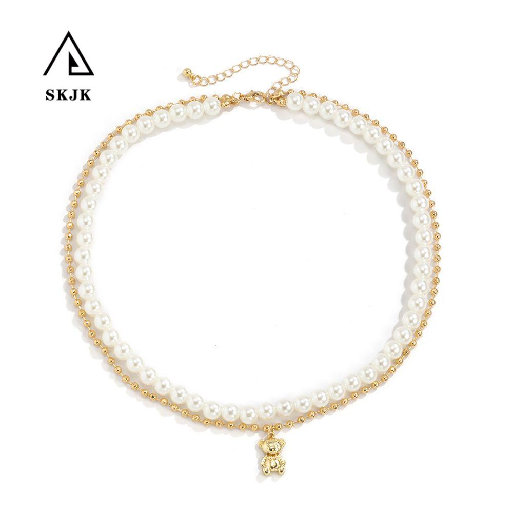 Vòng cổ Hình Gấu Phong Cách Hàn Quốc Xinh Xắn Cho Nữ