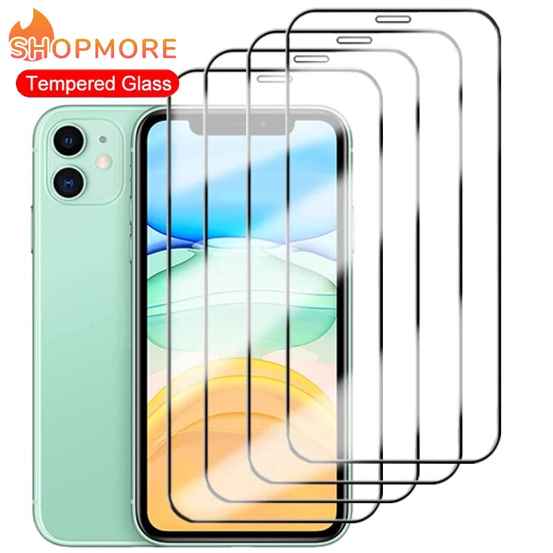 Kính Cường Lực Bảo Vệ Toàn Màn Hình Chống Nổ Chống Trầy Cho IP 11 7 8 Plus 6 6s