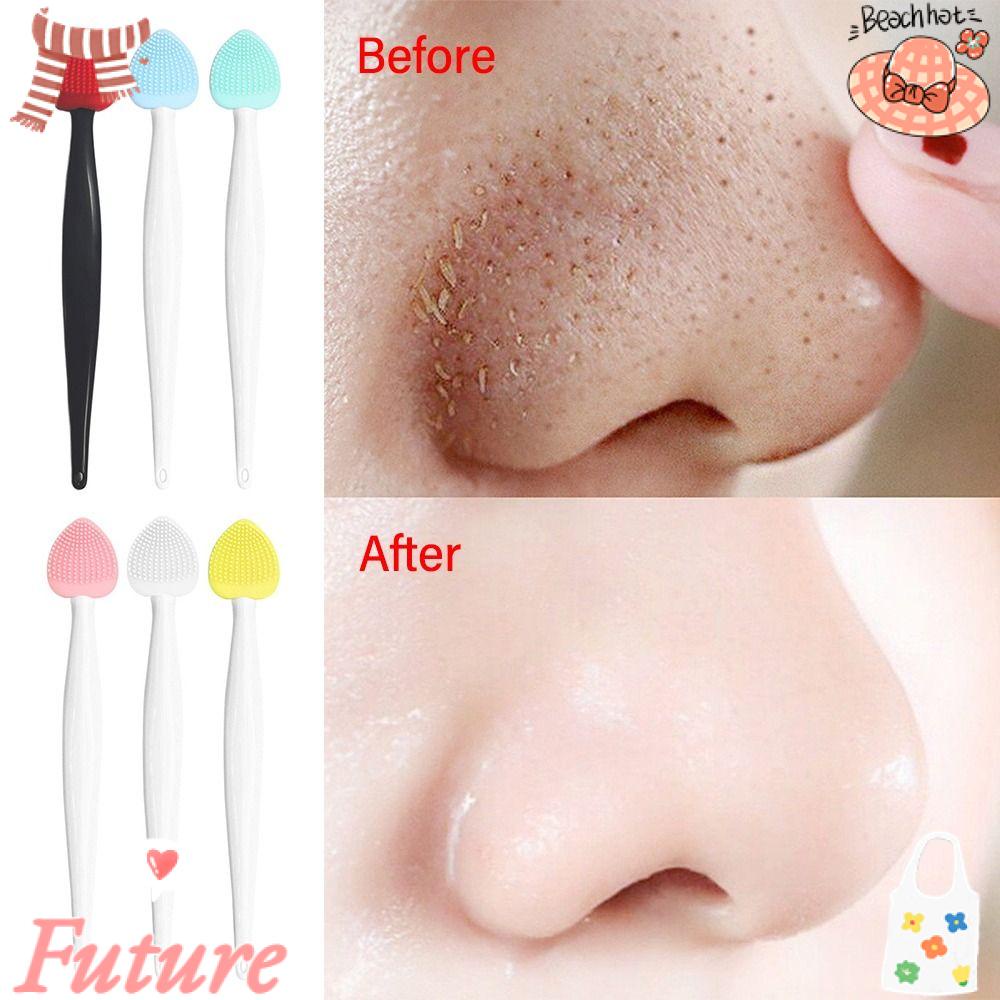 Cọ Tẩy Tế Bào Chết Cho Môi Thiết Kế 2 Trong 1 Bằng Silicone Tiện Dụng