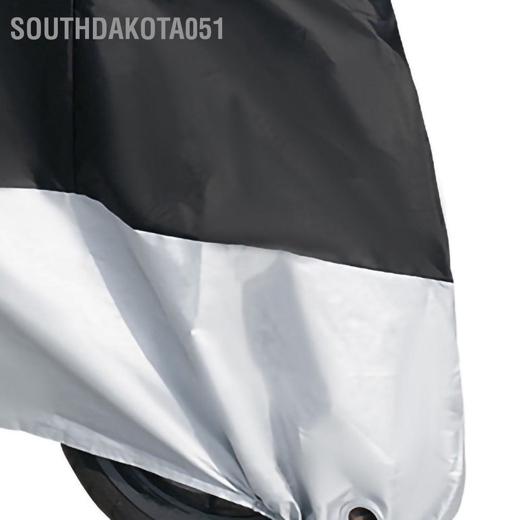Southdakota051 Vỏ xe máy cỡ lớn Mái che chống nước bụi hạng nặng với dây thun cho ngoài trời