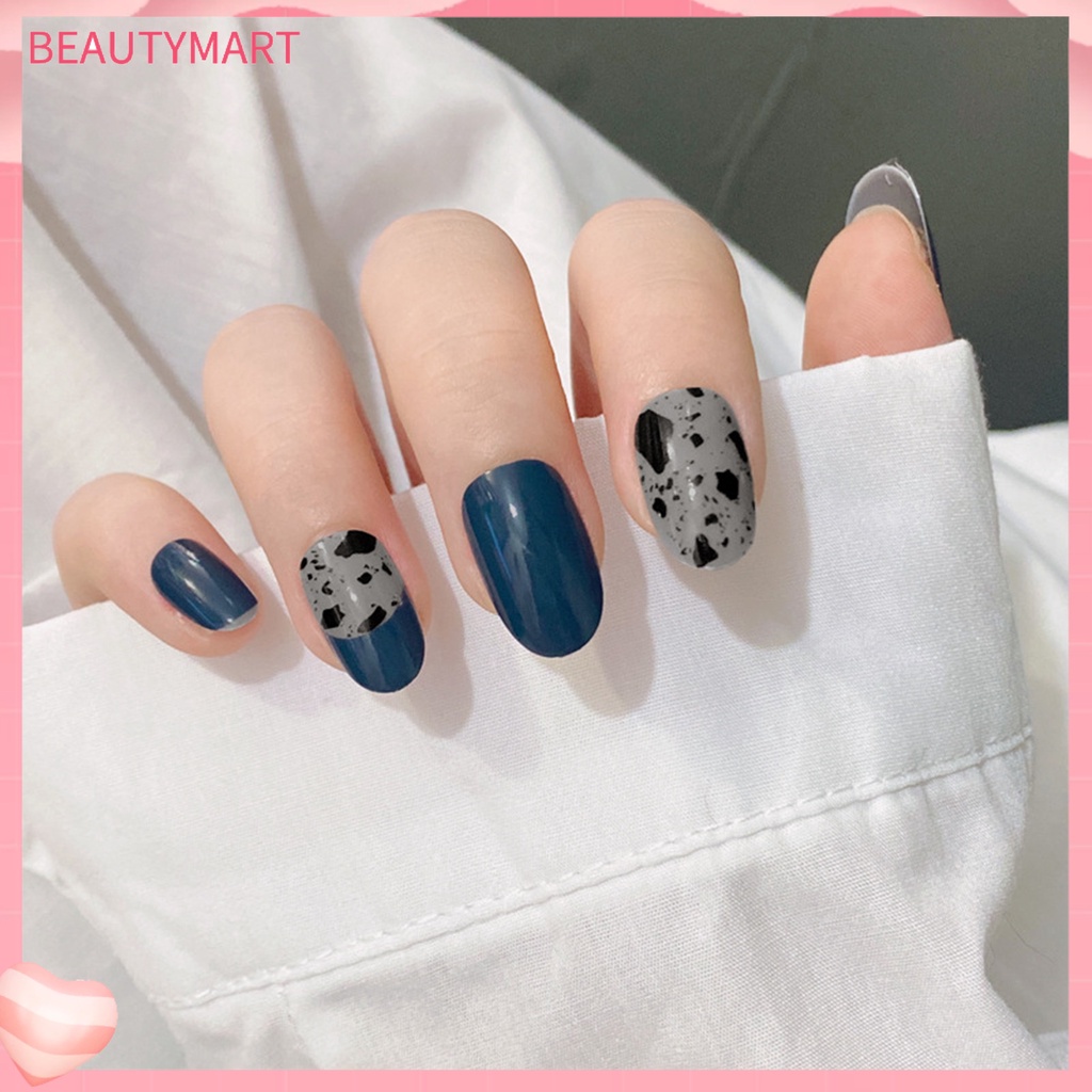 1 Bộ Móng Tay Giả Hiệu Ứng Visual Effect Siêu Mỏng Mượt Mà Dễ Sử Dụng Che Phủ Toàn Diện