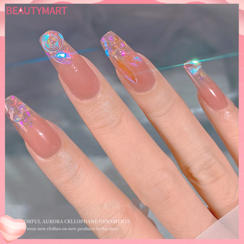 Bộ 50 Viên Đá 3D Mini Nhiều Màu Sắc Dùng Trang Trí Móng Tay Nghệ Thuật