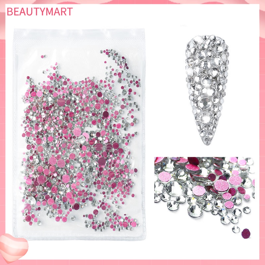 Set 1440 Hạt Đá Kim Cương Giả Lấp Lánh Dùng Trang Trí Móng DIY