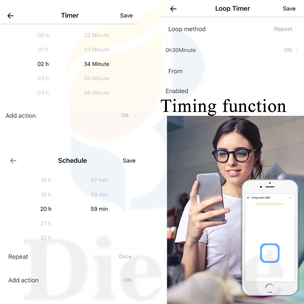 Đuôi Đèn EWelink WiFi Thông Minh Điều Khiển Từ Xa E27 110V 220V
