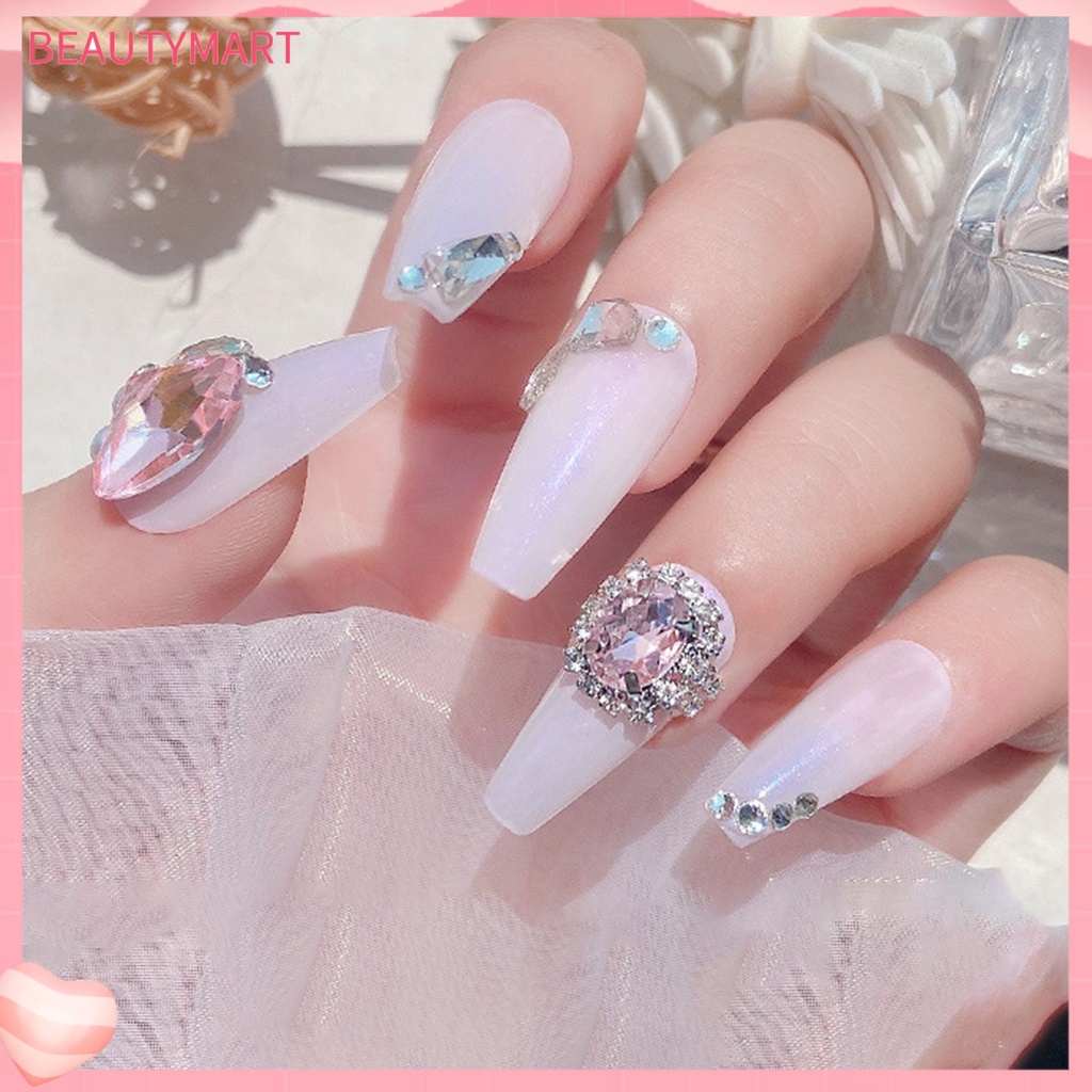 Phụ Kiện Trang Trí Móng Tay Lấp Lánh Bằng Hợp Kim Chống Rỉ Đa Năng DIY