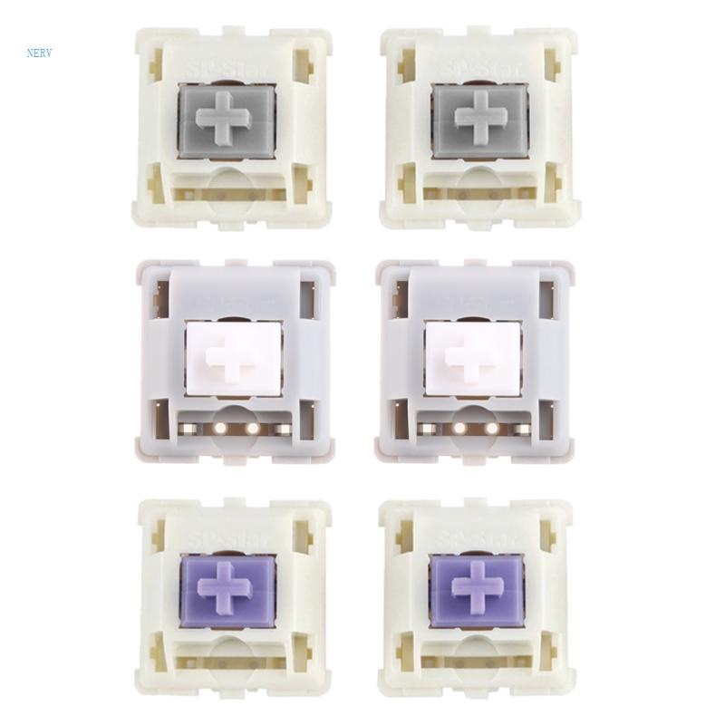 Công Tắc Bật Tắt Cho Bàn Phím Cơ Nerf Tím Xám Trắng 5Pin 67g SP-STAR