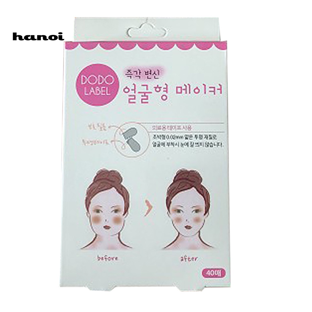 Set 40 Miếng Dán Nâng Cơ Mặt Tạo Cằm Chữ V Thon Gọn