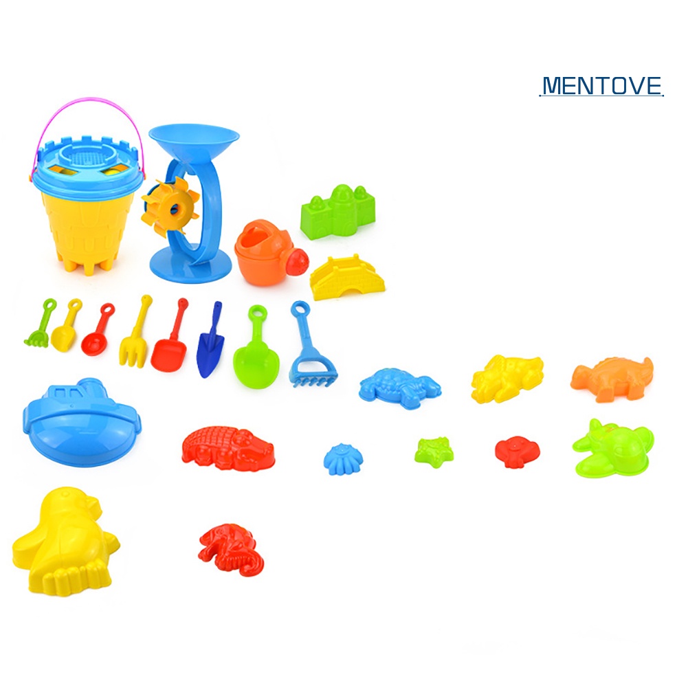 Bộ 25 Khuôn Làm Cát Nhiều Màu Cho Bé