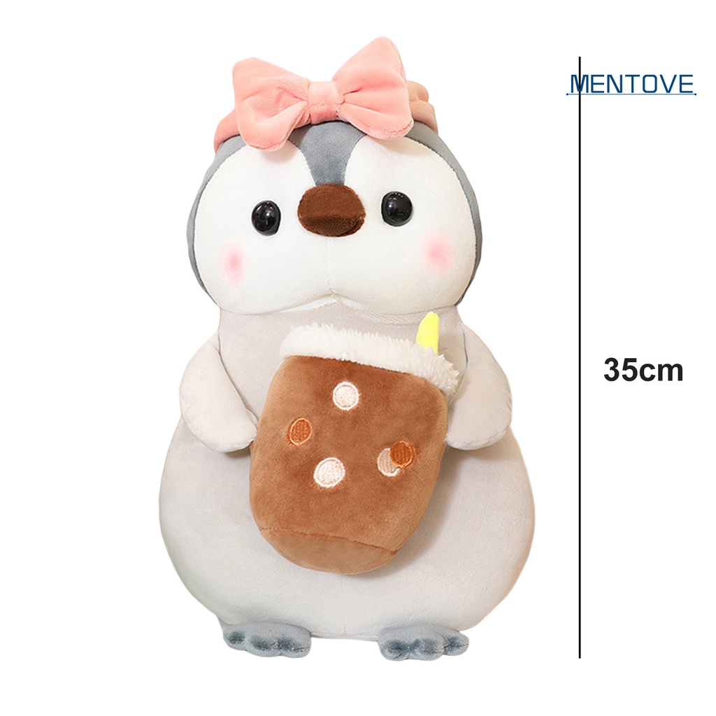 [MT] Chim Cánh Cụt Nhồi Bông Hoạt Hình Biểu Tượng Cảm Xúc Sống Động Siêu Mềm PP Cotton Làm Quà Tặng Sinh Nhật