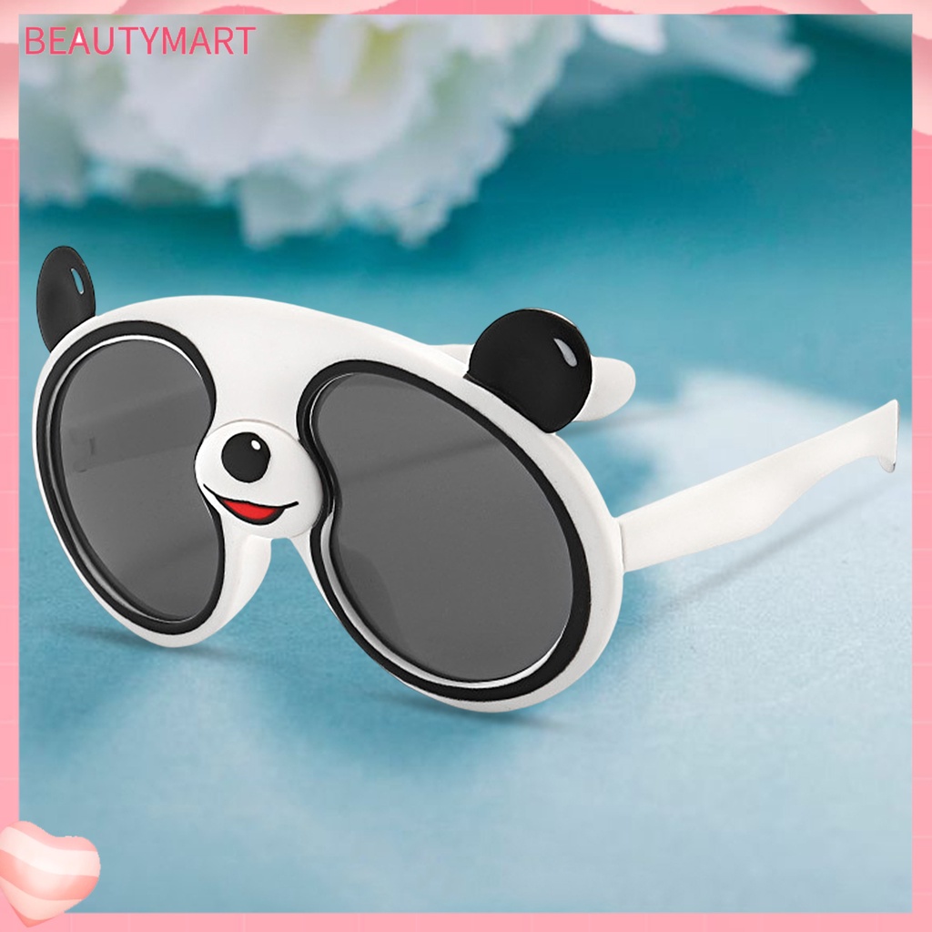 Kính Chống Tia UV Họa Tiết Gấu Trúc Hoạt Hình Dễ Thương Cho Bé