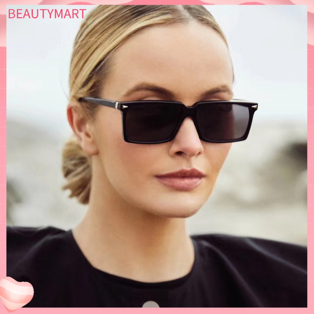 Kính Mát Hình Chữ Nhật Nhỏ Chống Tia UV400 Màu Sắc Thời Trang Unisex