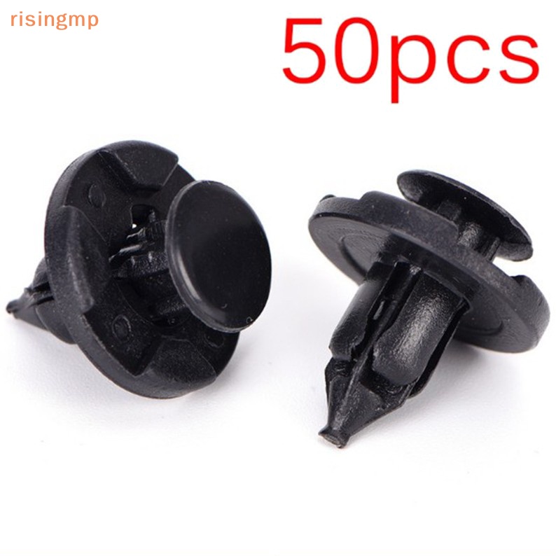 FENDER Set 50 Đinh Tán Nhựa Màu Đen 8Mm Chuyên Dụng Cho Cản Trước Xe Hơi Đinh Tán Nhựa Màu Đen 50X8Mm 8Mm Chuyên Dụng Cho Xe Hơi Bộ 50 / 50 Miếng 8Mm Au 8Mm Chất Lượng Cao