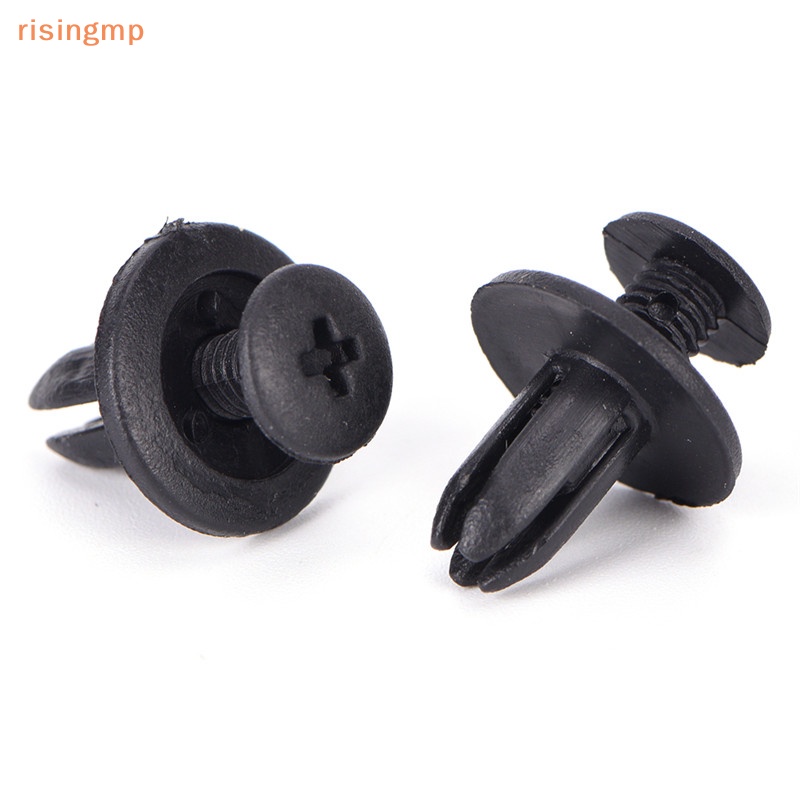 FENDER Set 50 Đinh Tán Nhựa Màu Đen 8Mm Chuyên Dụng Cho Cản Trước Xe Hơi Đinh Tán Nhựa Màu Đen 50X8Mm 8Mm Chuyên Dụng Cho Xe Hơi Bộ 50 / 50 Miếng 8Mm Au 8Mm Chất Lượng Cao