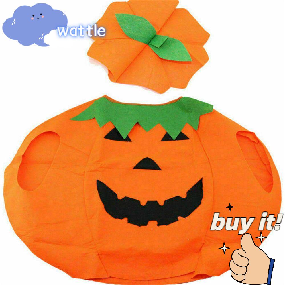 Đầm Hóa Trang Halloween Hình Bí Ngô Cho Bé Gái