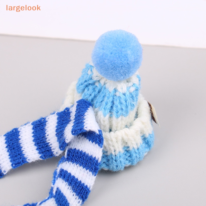 Nón Dệt Kim Mini + Khăn Choàng Cổ Thời Trang Giáng Sinh Cho Búp Bê