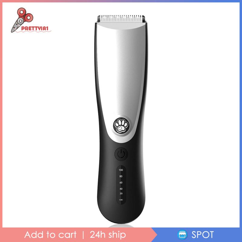 [Prettyia1] Bộ Tông Đơ Tỉa Lông Thú Cưng Cầm Tay Có Thể Sạc Lại