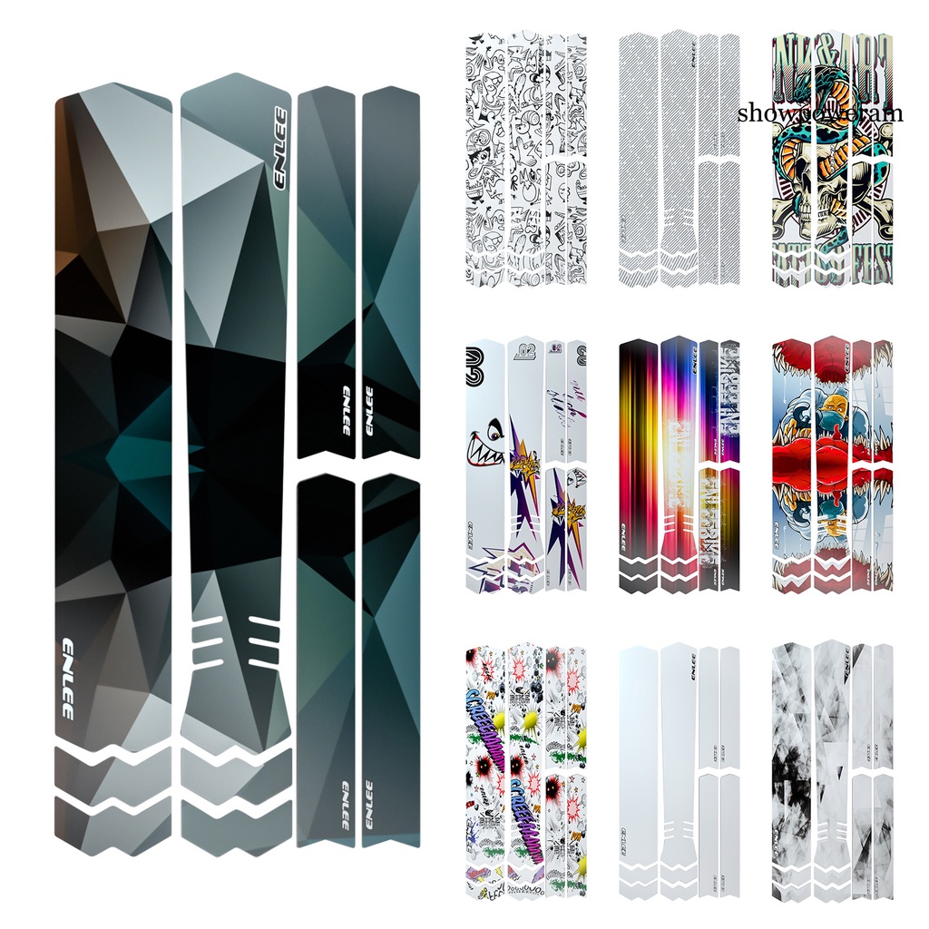 Bộ Miếng Dán Trang Trí Khung Xe Đạp SP-1 Bằng TPU Chống Nước Chống Trầy Xước Họa Tiết Hoạt Hình